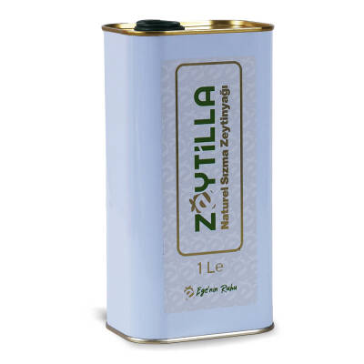 1 Litre Teneke Naturel Sızma Zeytinyağı - 1